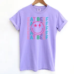 Eat Beef Line Smile ComfortWash/ComfortColor T-Shirt (S-4XL) - Multiple Colors!