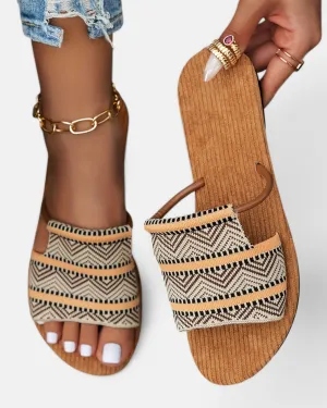 Emma – Bohemian Slide Sandals for Effortless Style