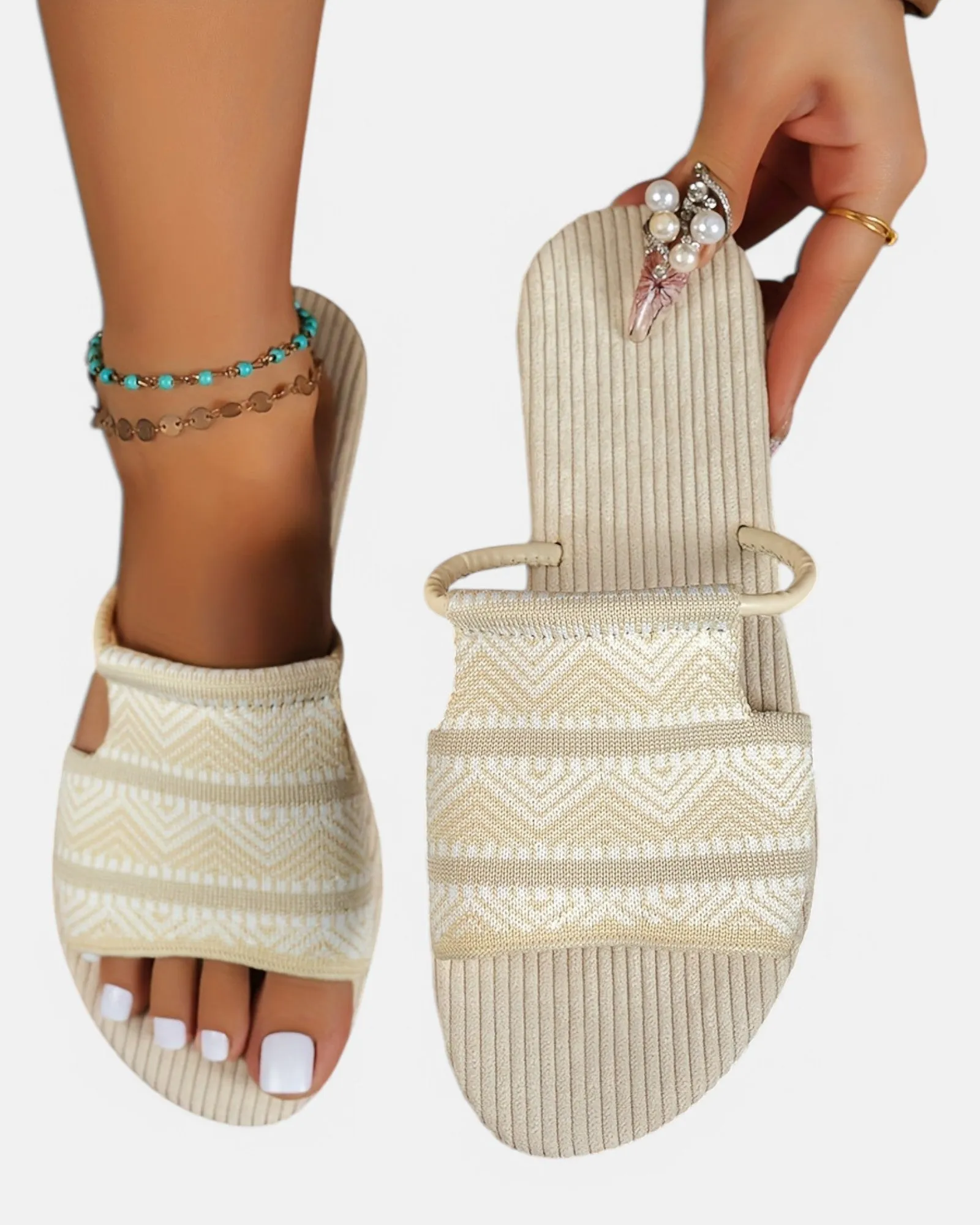 Emma – Bohemian Slide Sandals for Effortless Style