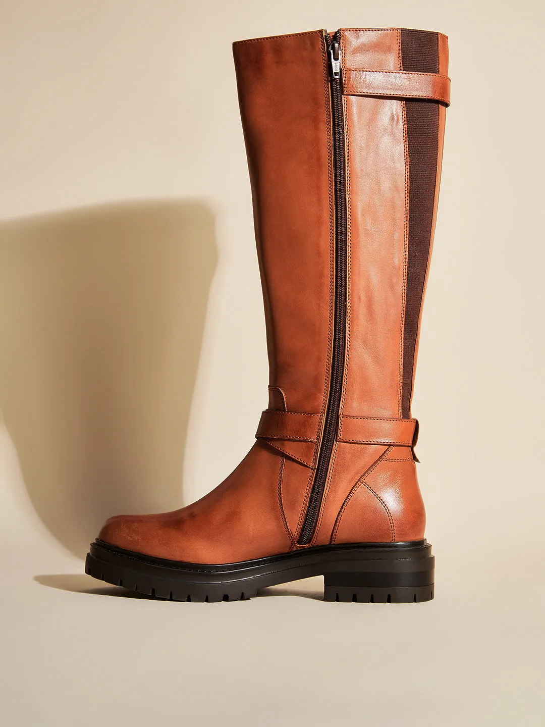 Evelyn Leather Boots