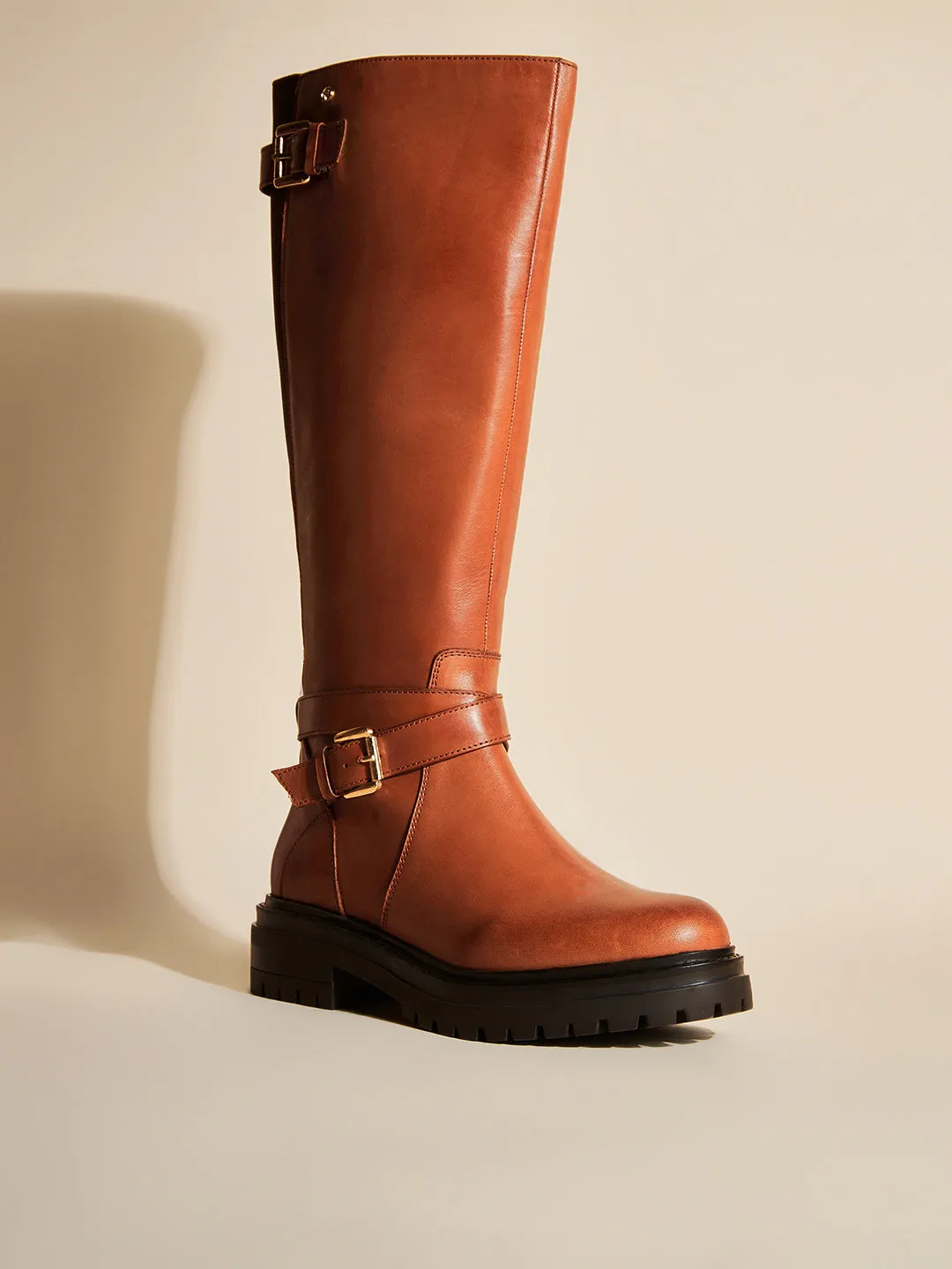 Evelyn Leather Boots