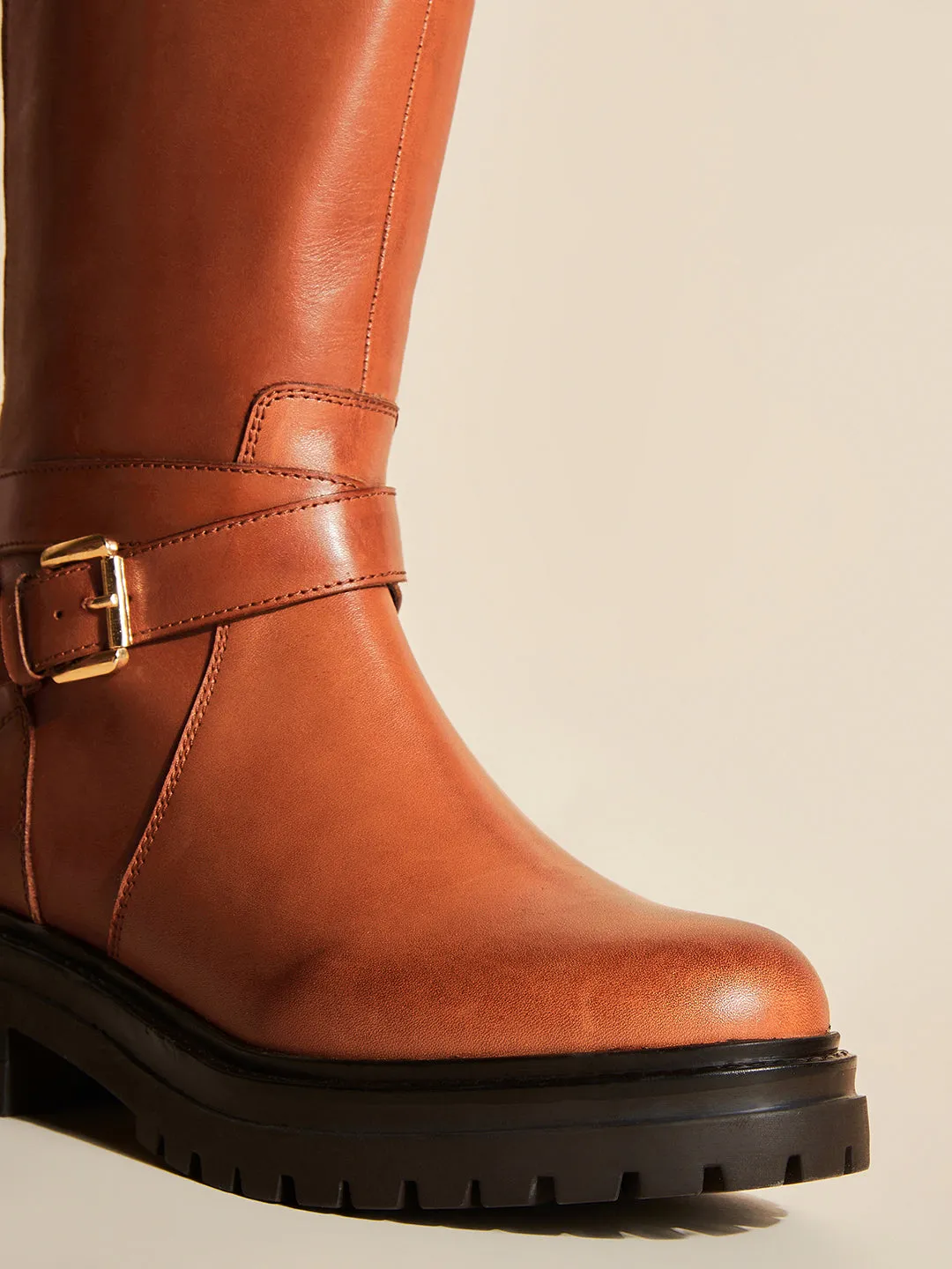 Evelyn Leather Boots