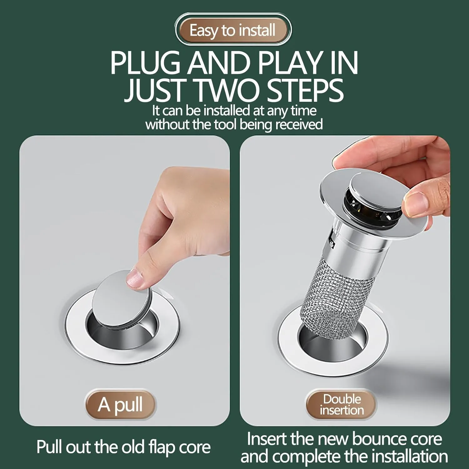 Filter - Keep your sink clear without a plumber needed! 