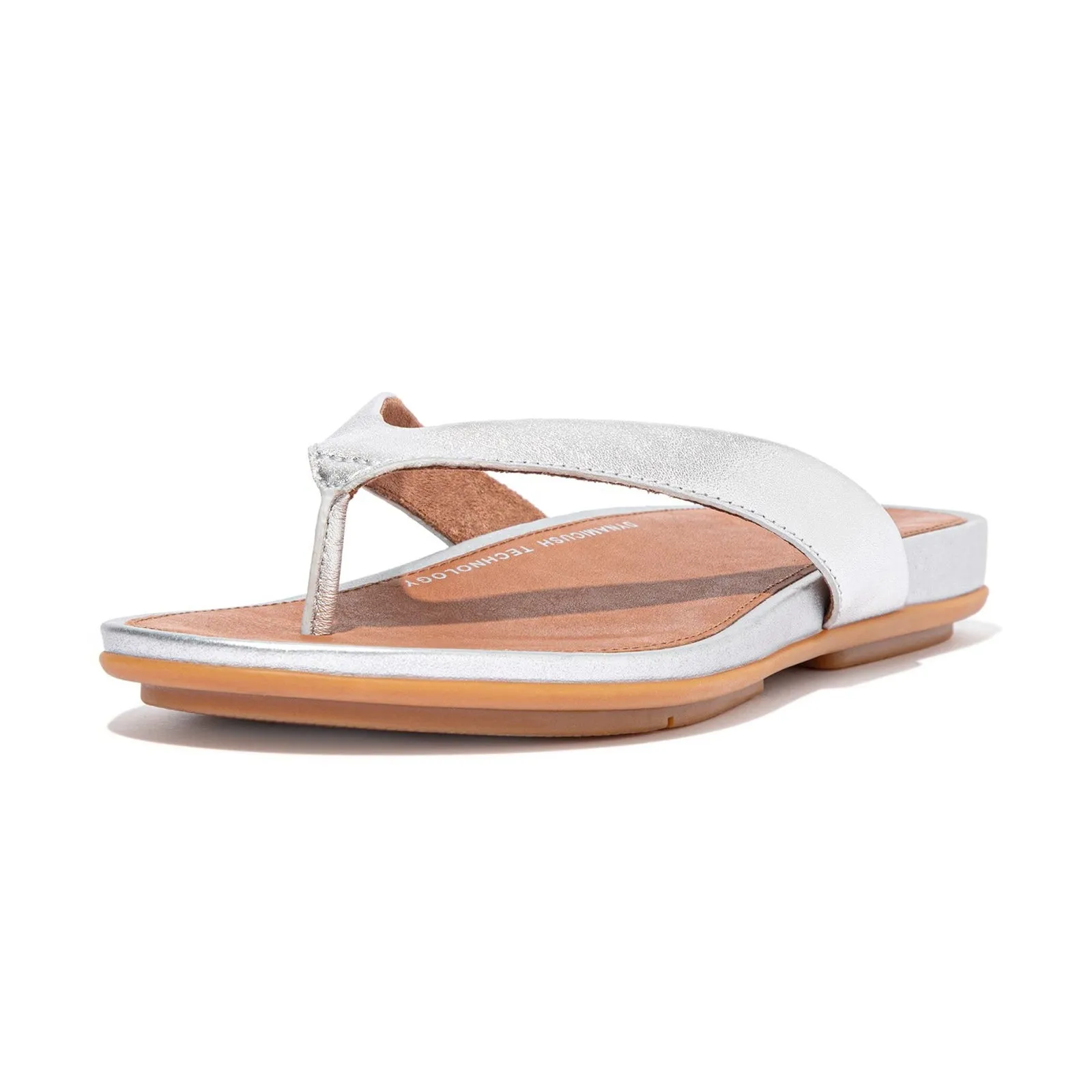 FitFlop Gracie Leather Women's Toe Post Sandals