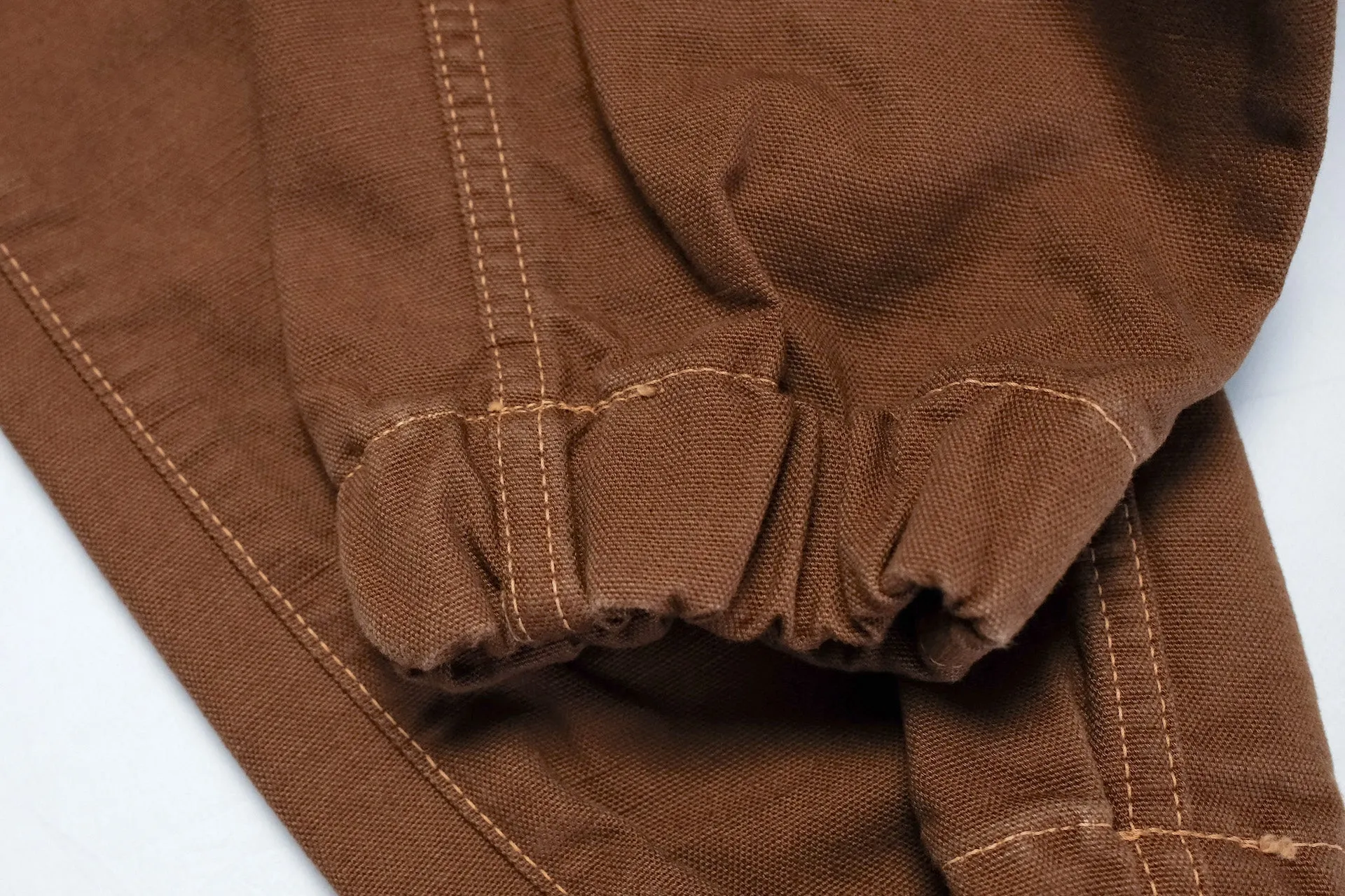 Freewheelers "Faller" Duck Canvas Trousers (Brown)