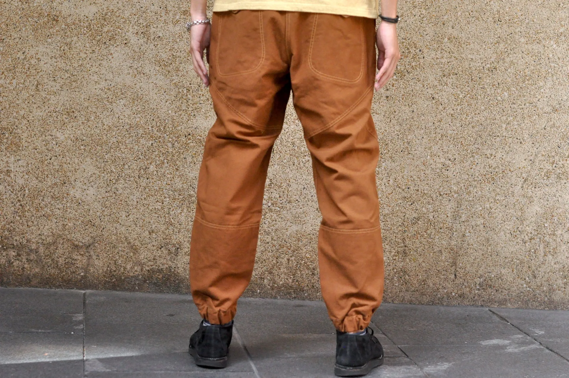 Freewheelers "Faller" Duck Canvas Trousers (Brown)