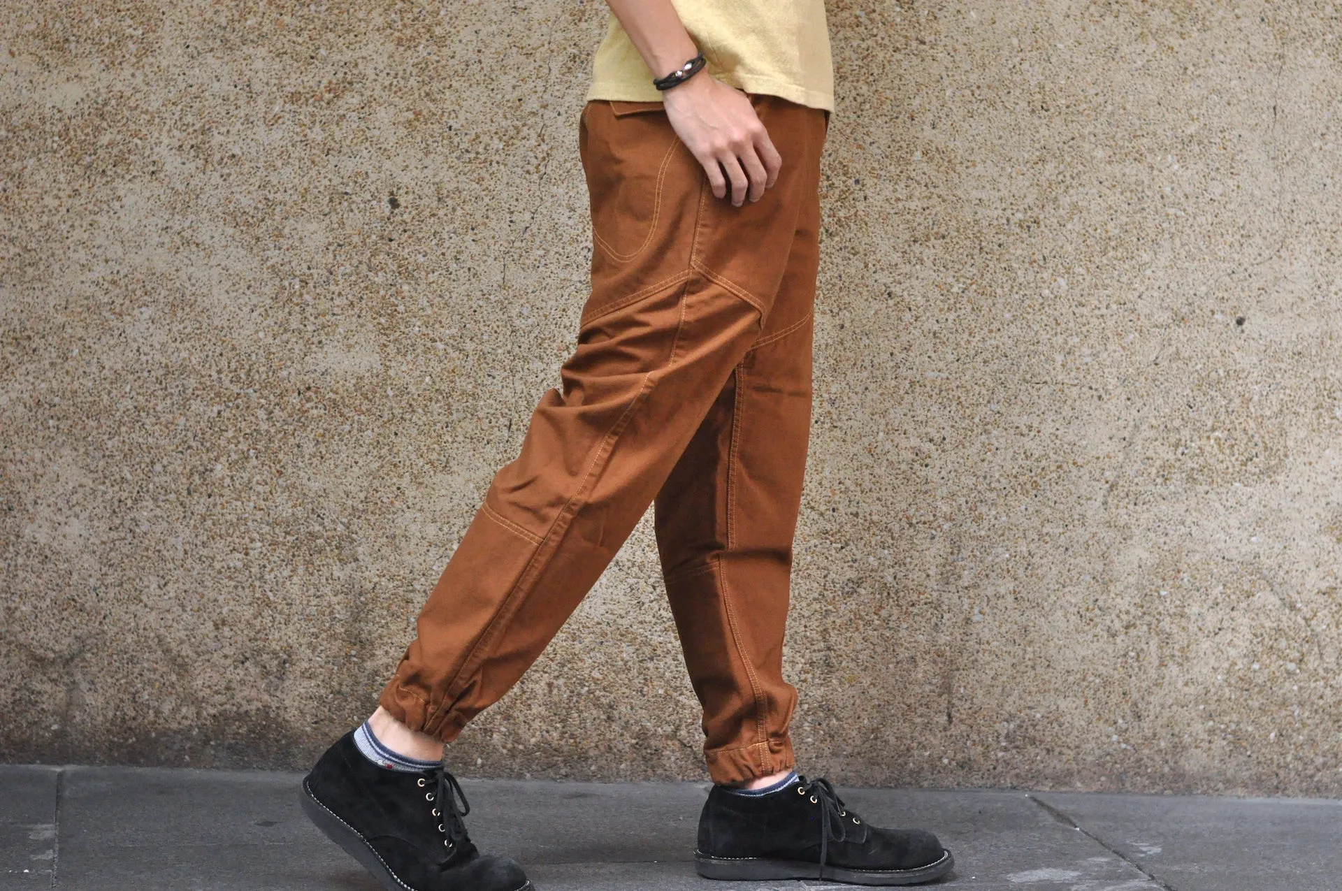 Freewheelers "Faller" Duck Canvas Trousers (Brown)