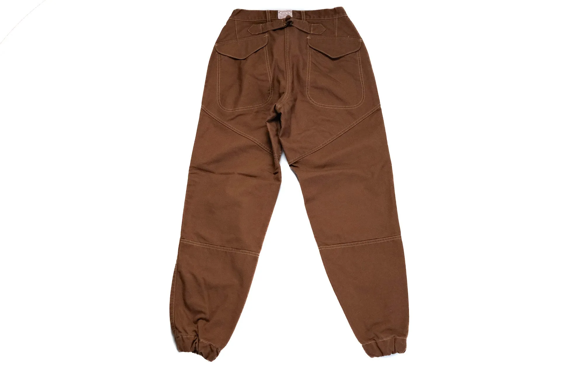 Freewheelers "Faller" Duck Canvas Trousers (Brown)