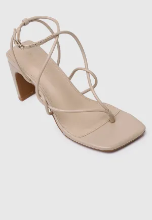 Hania Strappy Heels (Nude)