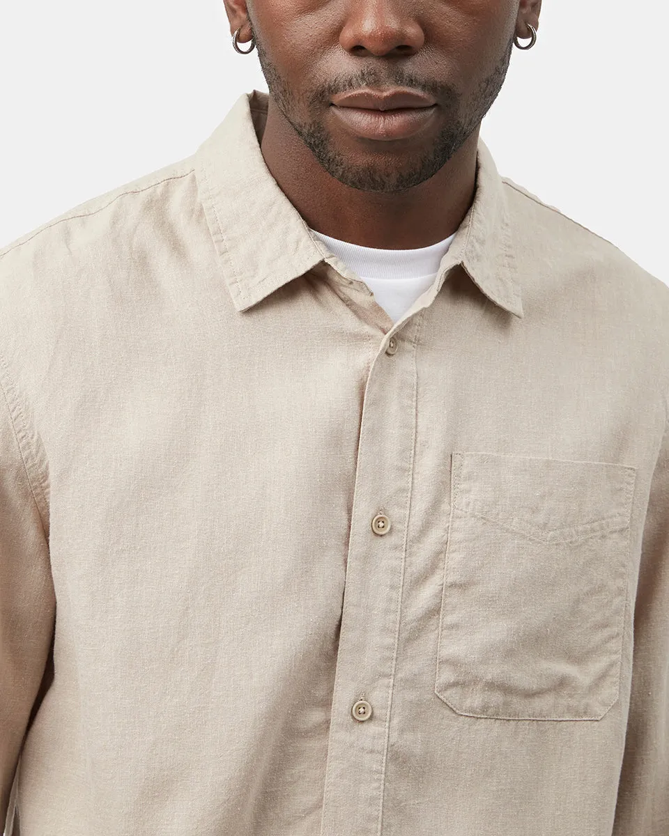Hemp Button Front Shirt