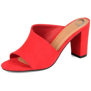 Journee Womens Allea Tru Comfort Foam D'Orsay Block Heel Dress Sandals