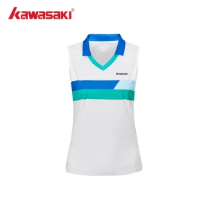 Kawasaki Female Badminton Vest K1C01-A2939-1 White/Pink