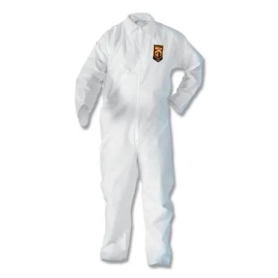 Kimberly-Clark Professional KLEENGUARD A20 Breathable Particle Protection Coveralls, M, No Elastic, Zip, 49002