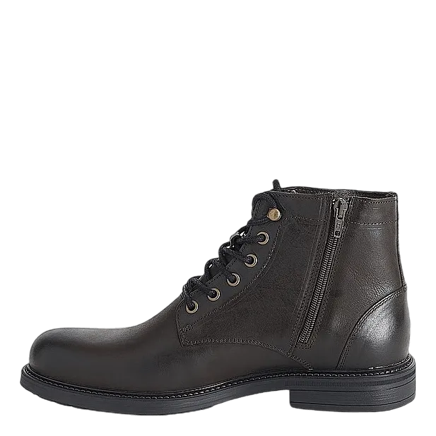 Lace Boot Brown Leather