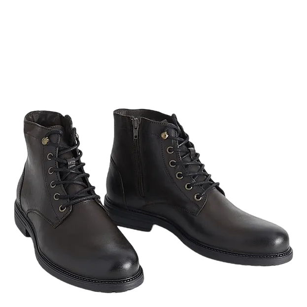 Lace Boot Brown Leather