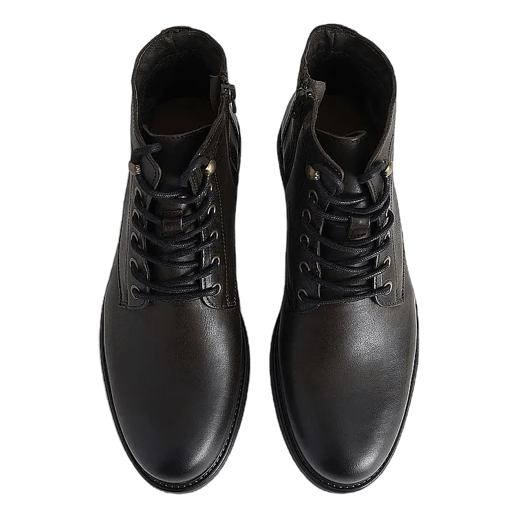 Lace Boot Brown Leather