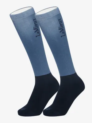 LeMieux AW23 Competition Socks Atlantic - Large (UK 8 - 12)