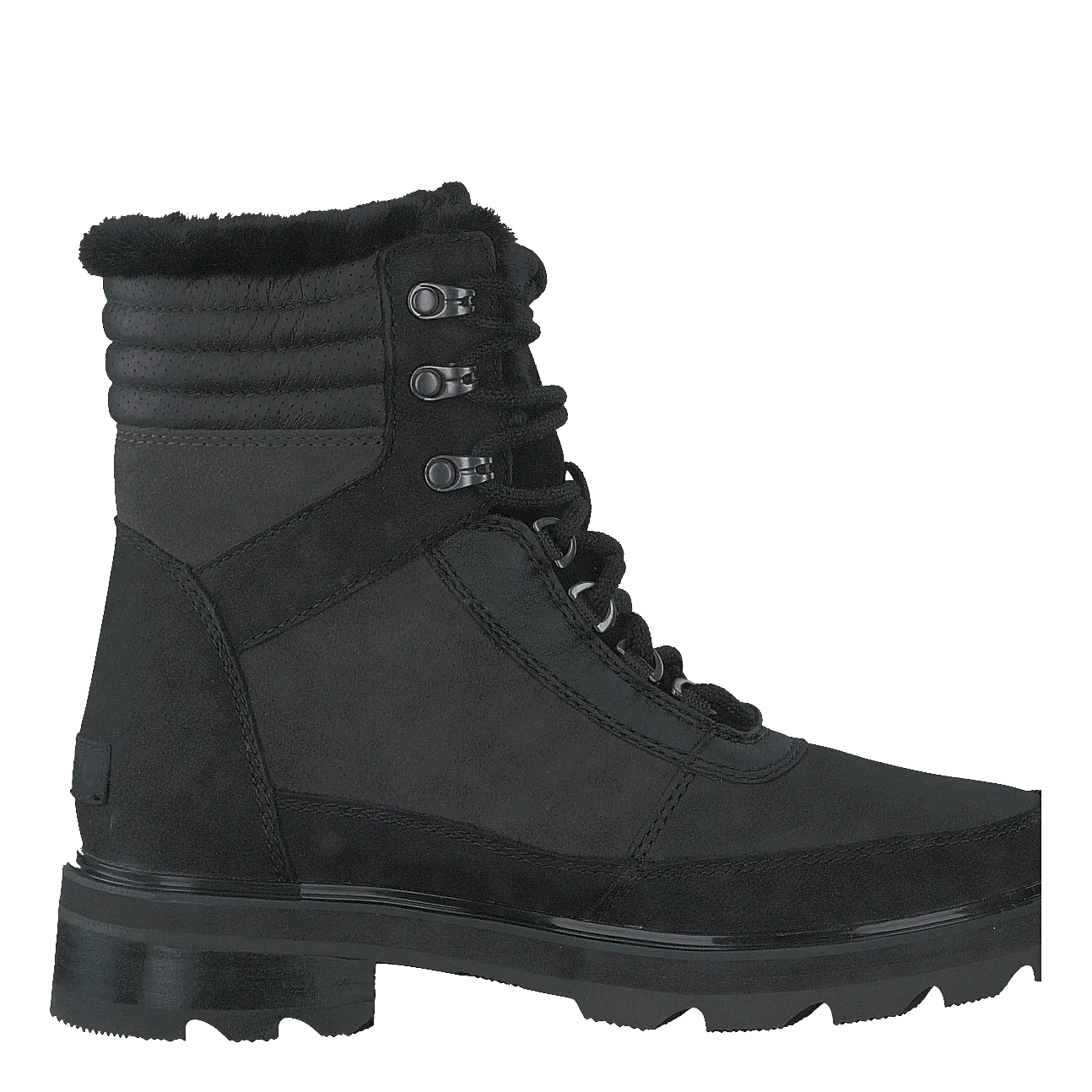 Lennox Lace Cozy Stkd Wp Jet, Black