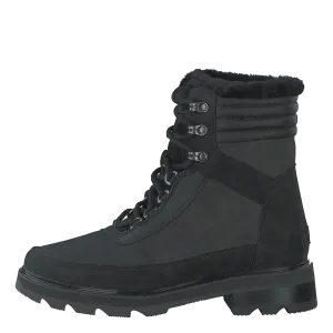 Lennox Lace Cozy Stkd Wp Jet, Black