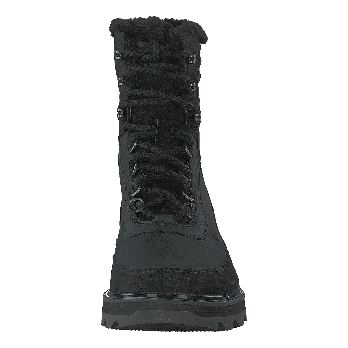 Lennox Lace Cozy Stkd Wp Jet, Black