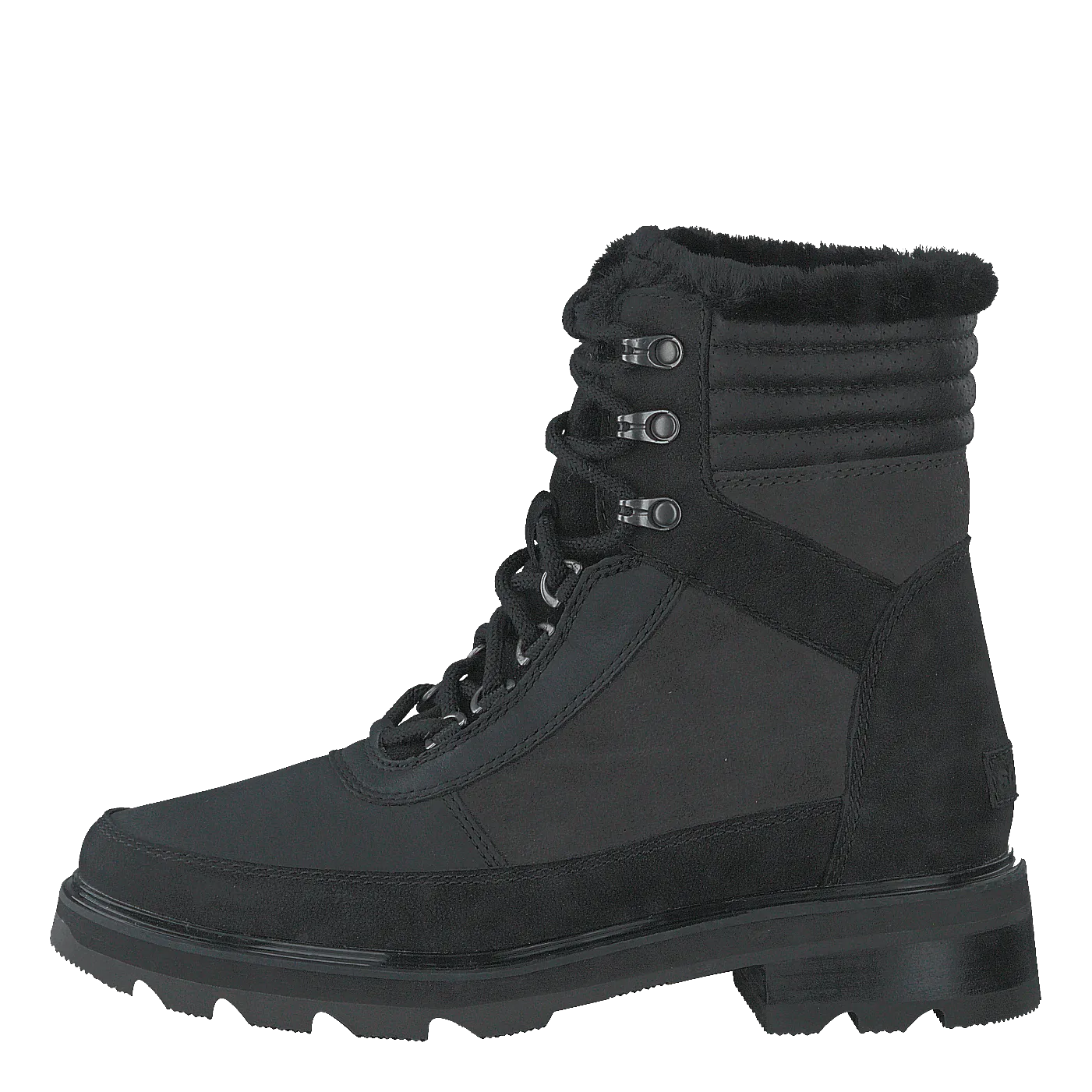 Lennox Lace Cozy Stkd Wp Jet, Black