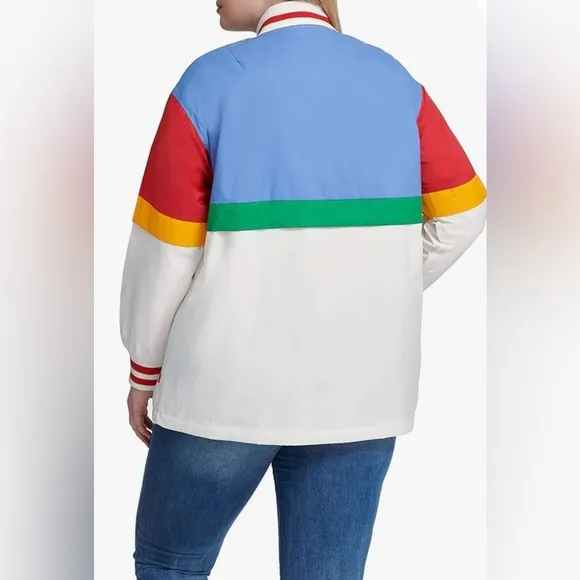 Levi’s Women’s Nylon Colorblocked Logo Bomber Jacket