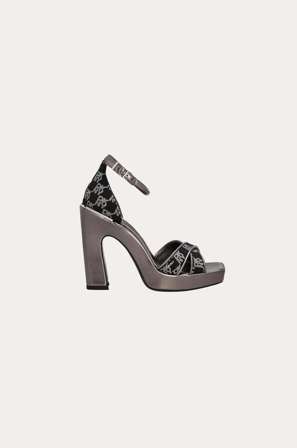 LINDA ANKLE STRAP BLOCK HEELS