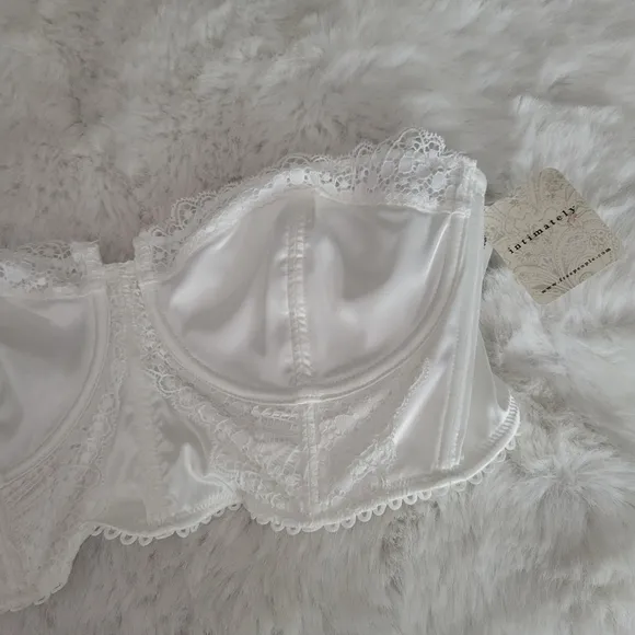 💖LOTS OF LUV LACE STRAPLESS UNDERWIRE BUSTIER BRALETTE SIZE XL