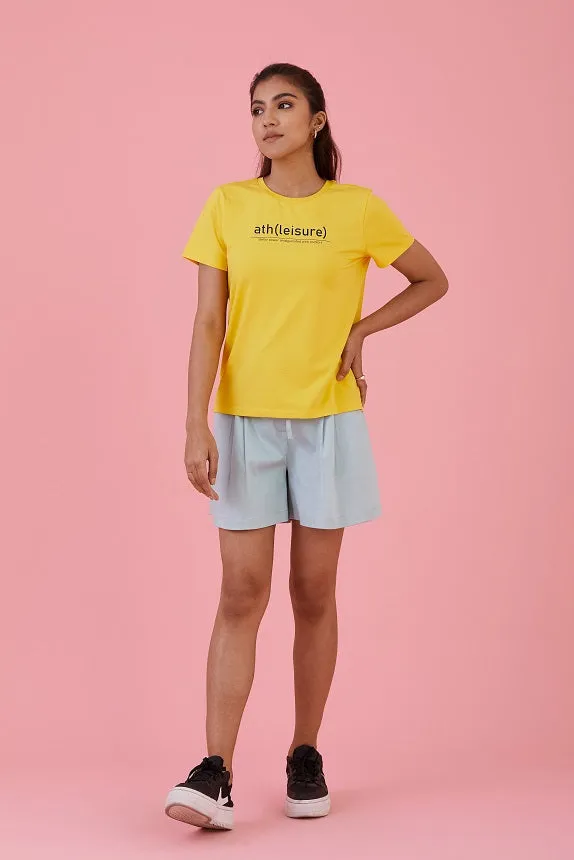 Low-Key Cool T-shirt Yellow Dandelin