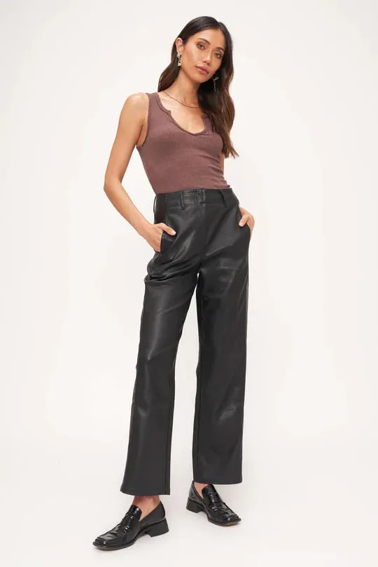 Madly Rib Notch Tank - French Roast