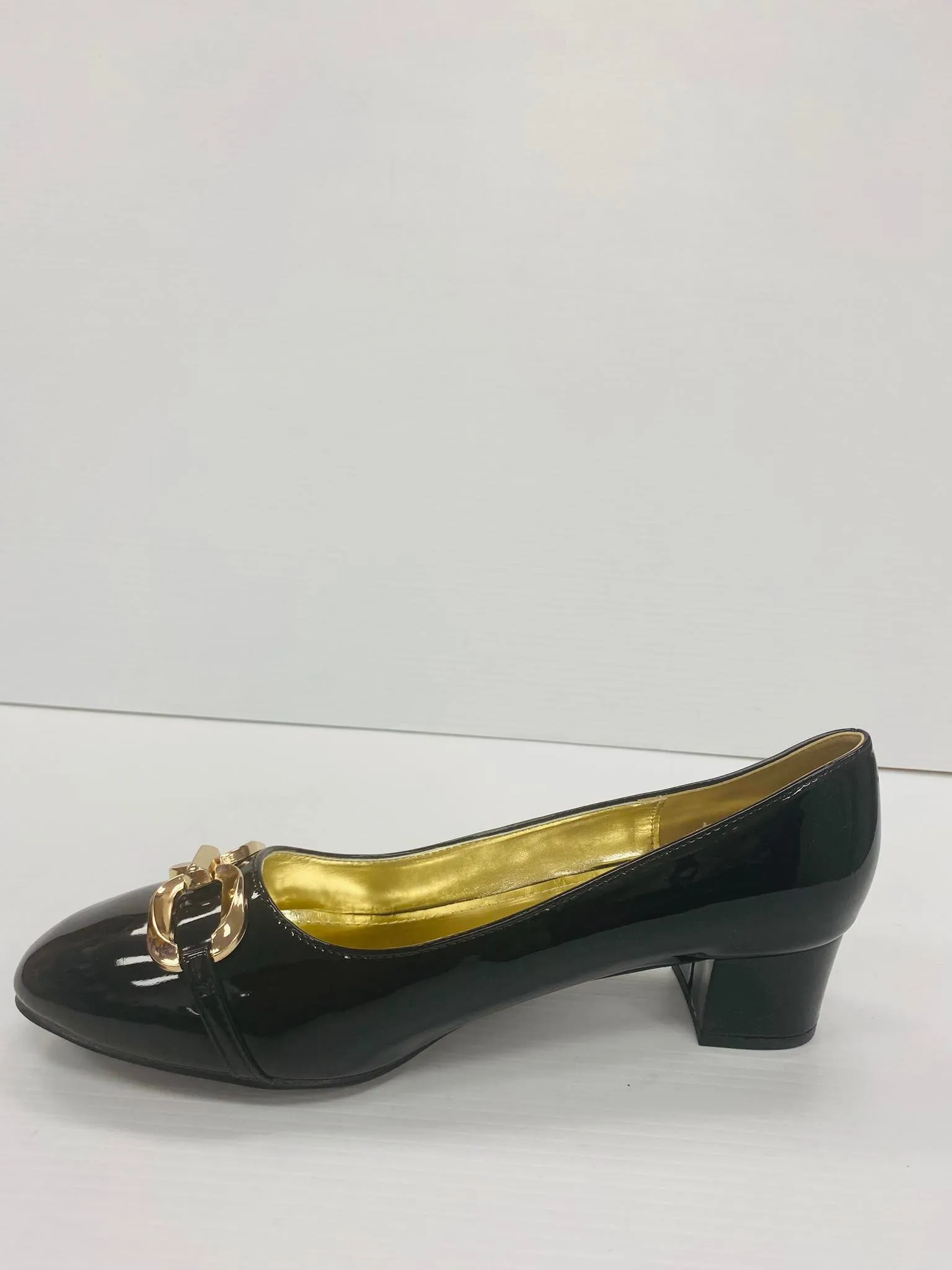 Marc London WIDE WIDTH 6533 Low Chunky Heels