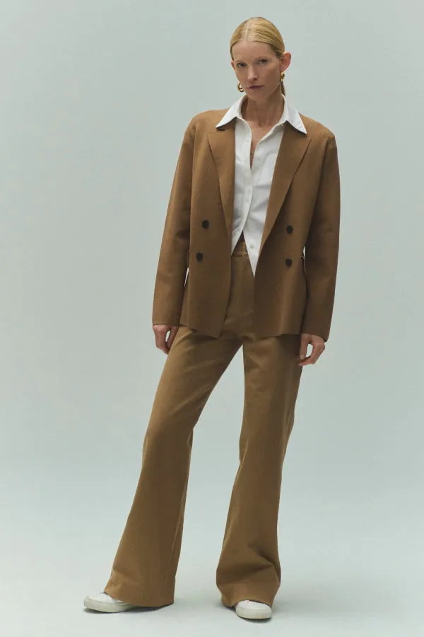 Milo Wide-Leg Jean - Eco Better Than Denim :: Saddle
