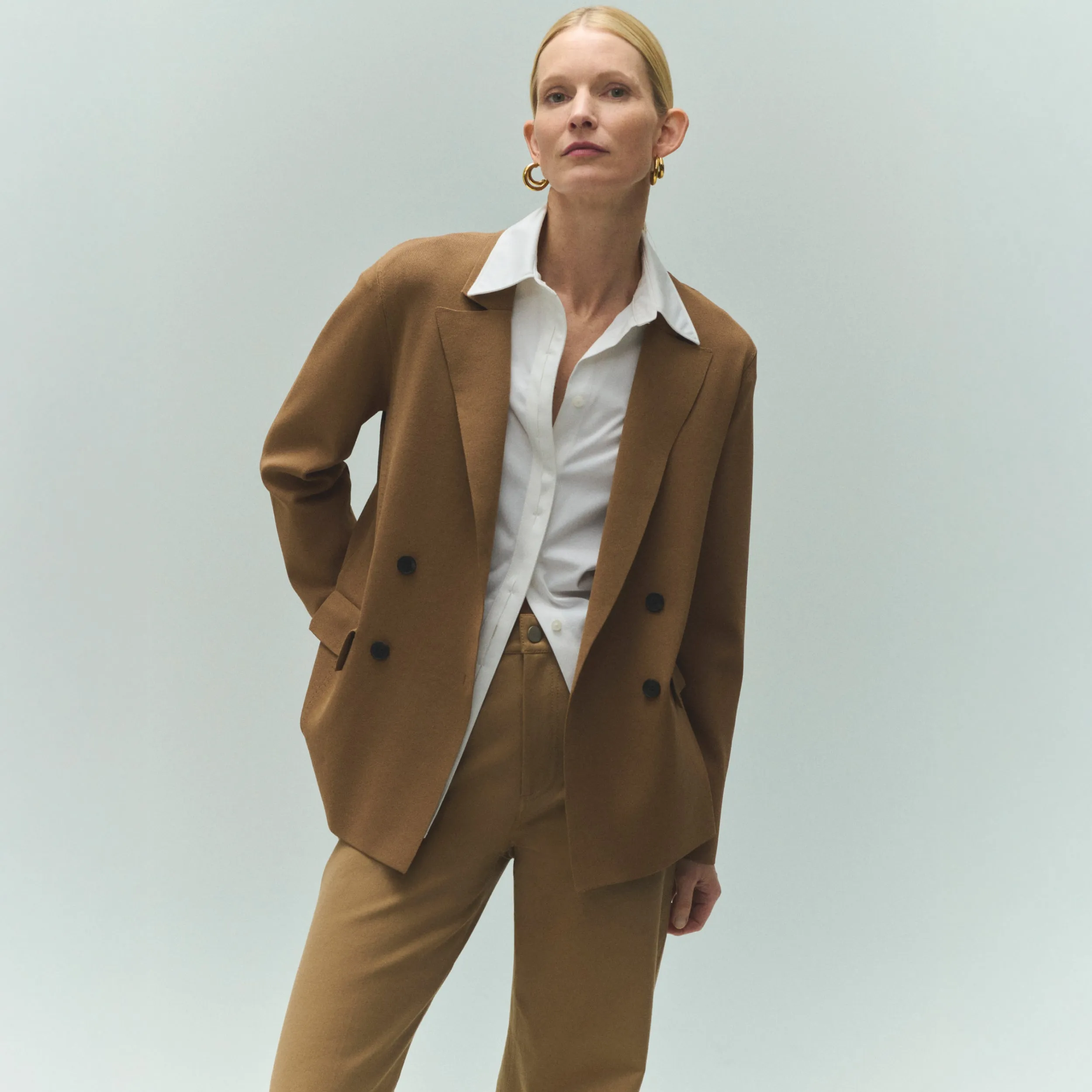 Milo Wide-Leg Jean - Eco Better Than Denim :: Saddle