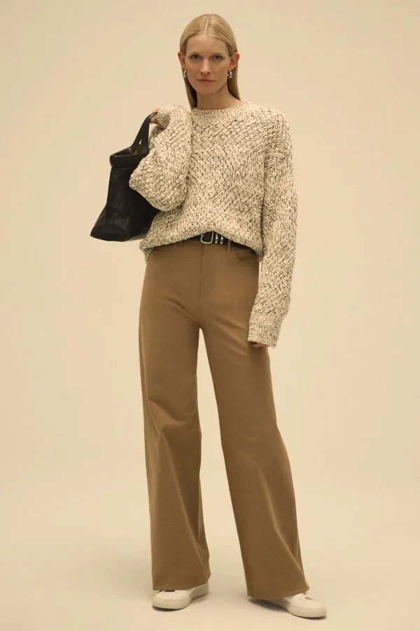 Milo Wide-Leg Jean - Eco Better Than Denim :: Saddle