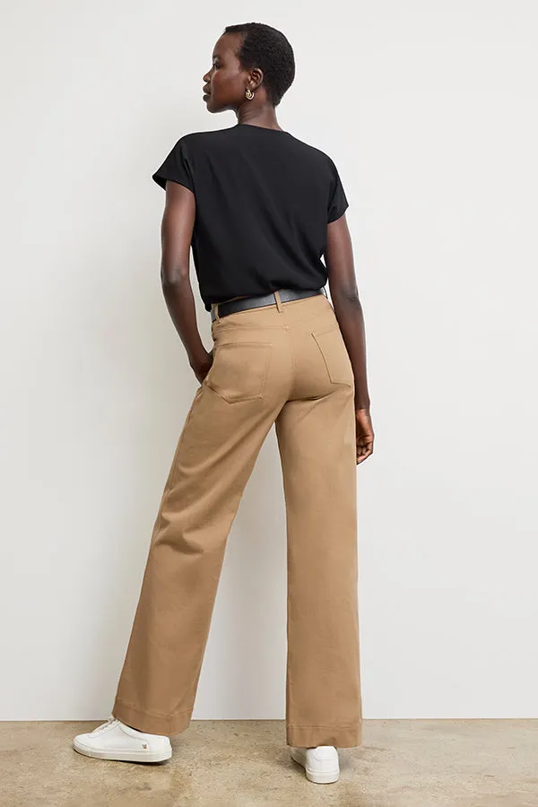 Milo Wide-Leg Jean - Eco Better Than Denim :: Saddle