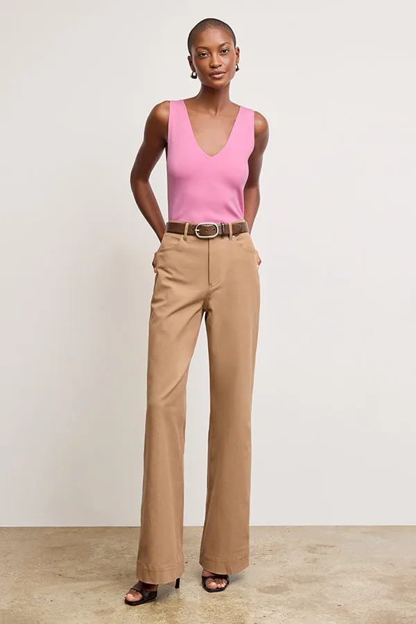Milo Wide-Leg Jean - Eco Better Than Denim :: Saddle