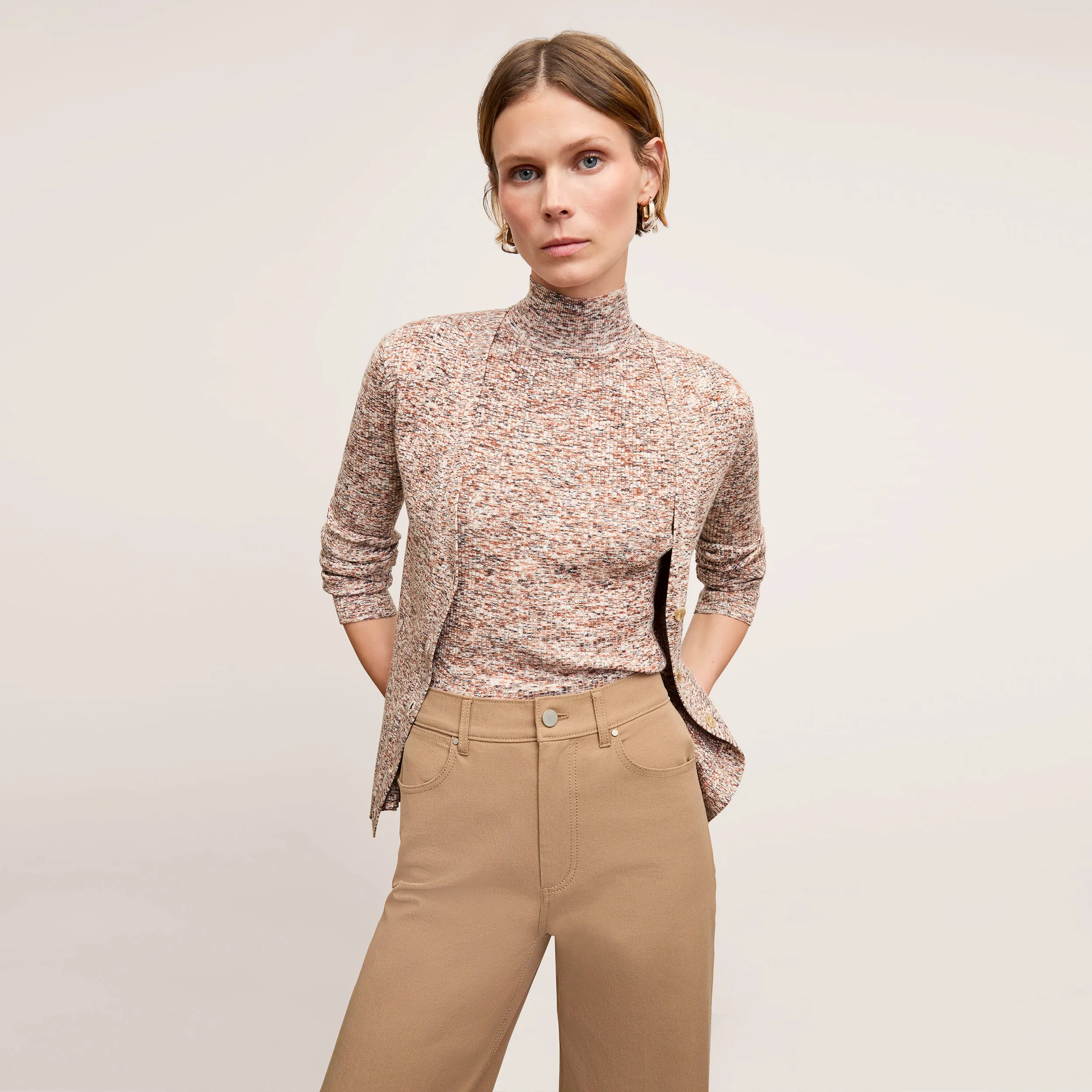 Milo Wide-Leg Jean - Eco Better Than Denim :: Saddle