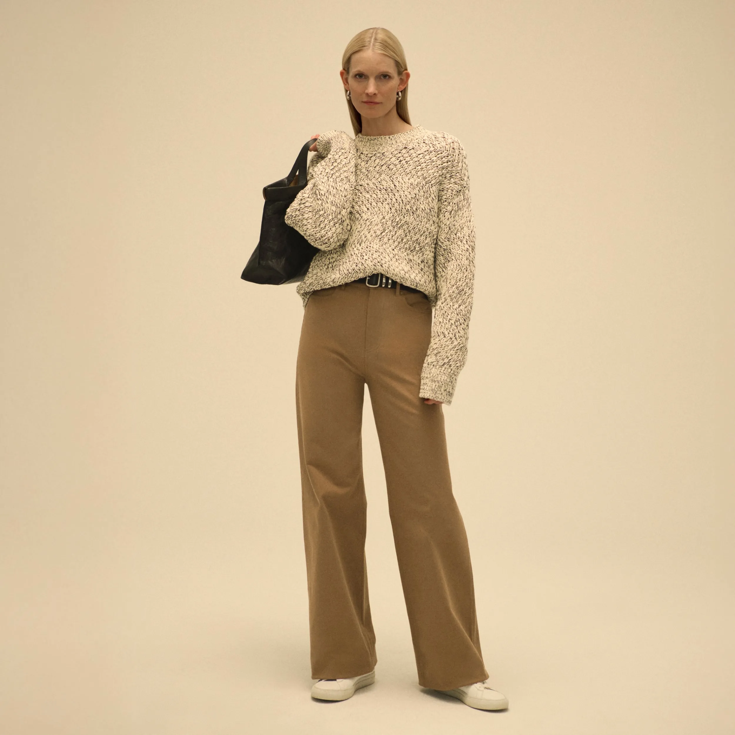 Milo Wide-Leg Jean - Eco Better Than Denim :: Saddle