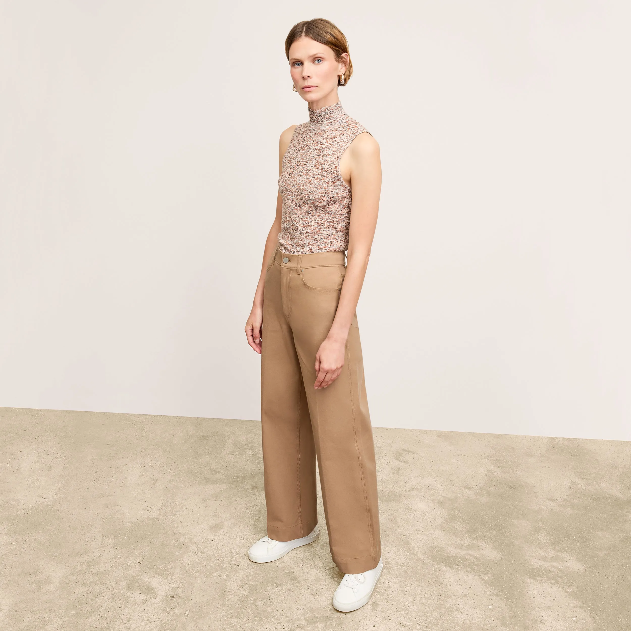 Milo Wide-Leg Jean - Eco Better Than Denim :: Saddle
