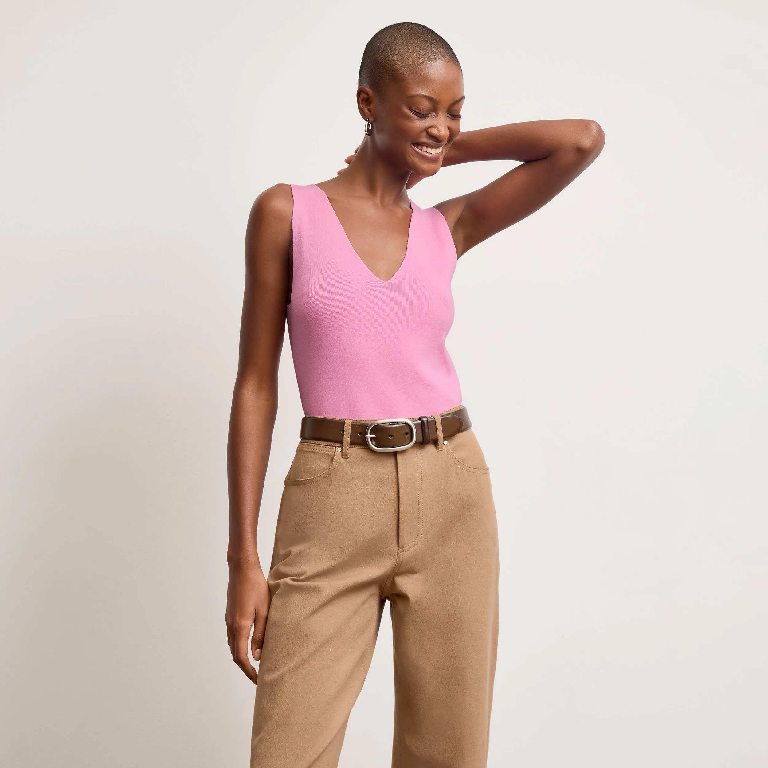 Milo Wide-Leg Jean - Eco Better Than Denim :: Saddle