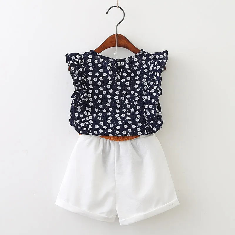 Mindy Ruffles Shirt and Pants Set