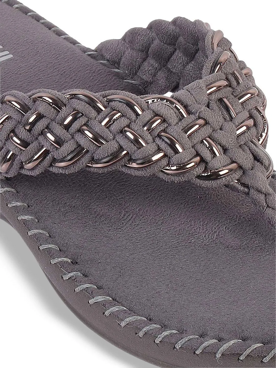 Mochi Embellished Open Toe Comfort Heels