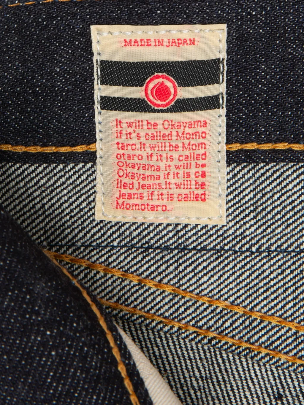 Momotaro 0605-SA 18oz Natural Tapered Sashiko GTB