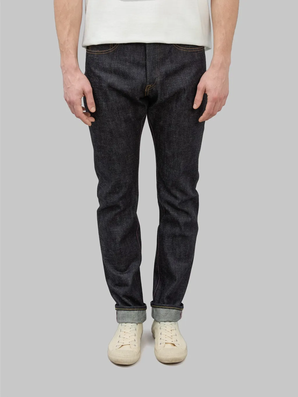 Momotaro 0605-SA 18oz Natural Tapered Sashiko GTB