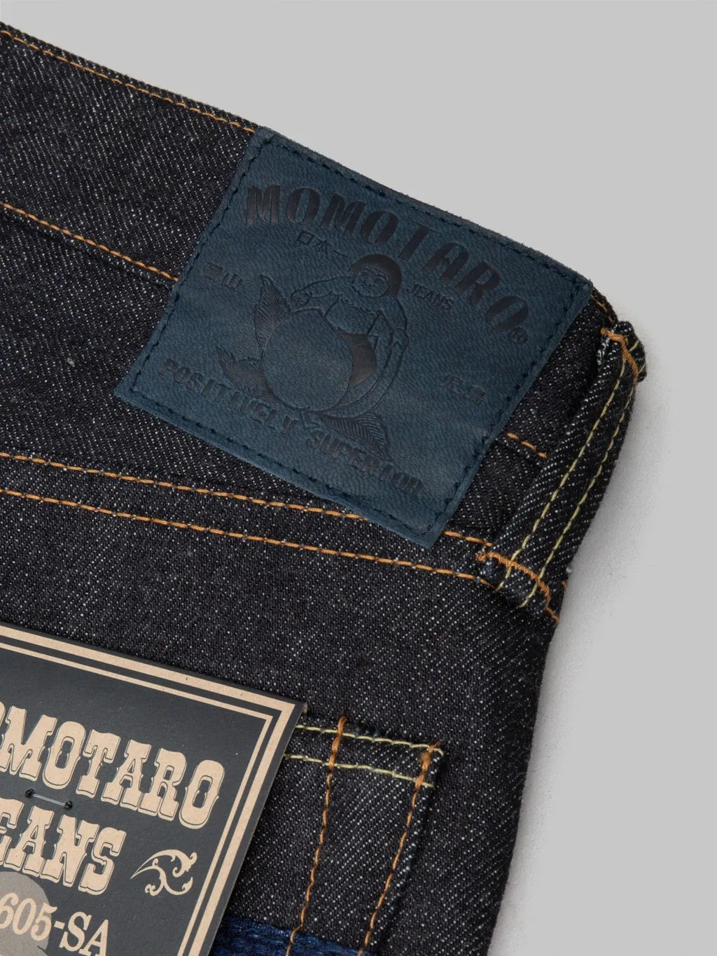 Momotaro 0605-SA 18oz Natural Tapered Sashiko GTB