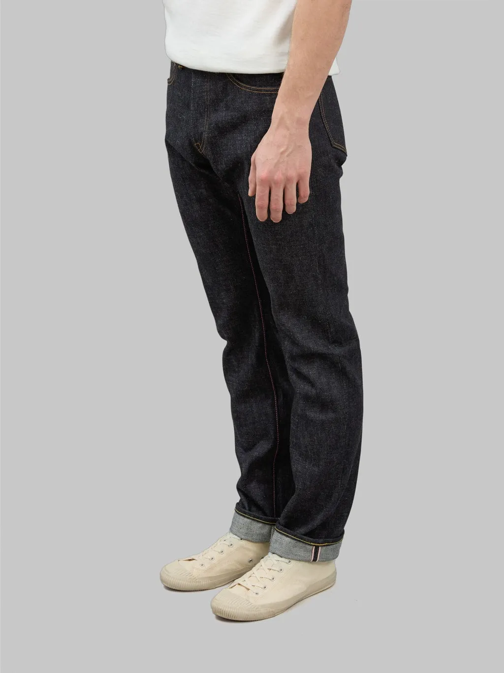 Momotaro 0605-SA 18oz Natural Tapered Sashiko GTB