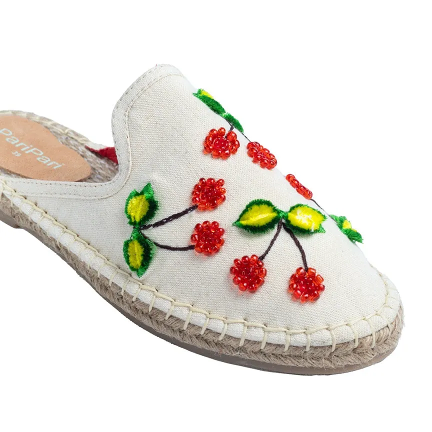 Mon Cherie Espadrilles Offwhite Flats