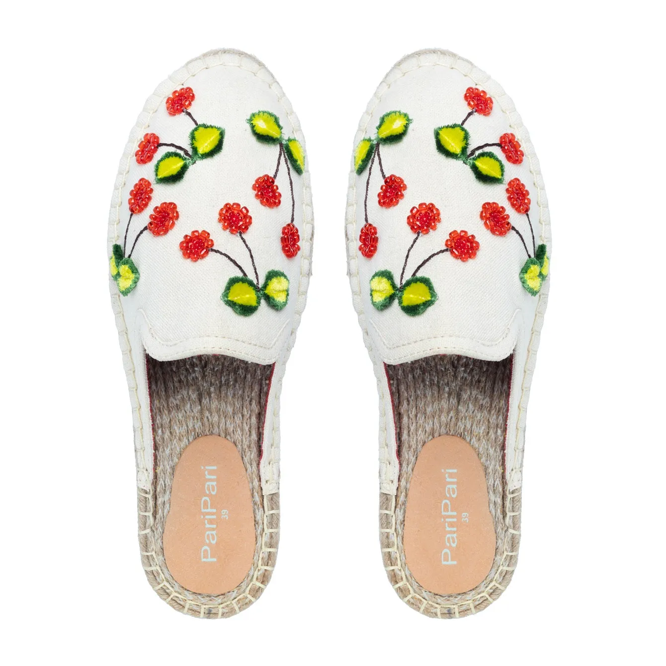 Mon Cherie Espadrilles Offwhite Flats