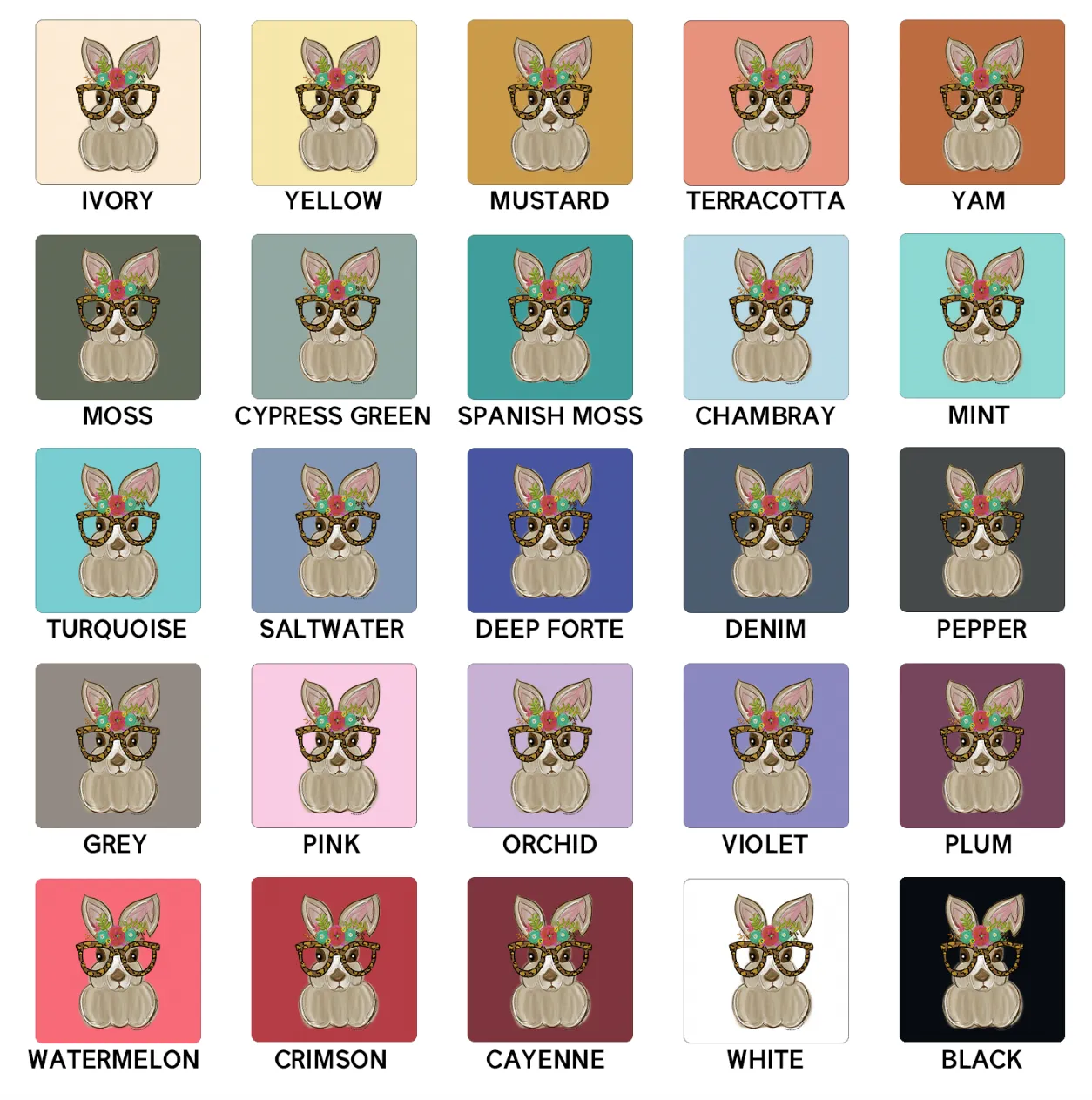 Nerdy Rabbit ComfortWash/ComfortColor T-Shirt (S-4XL) - Multiple Colors!