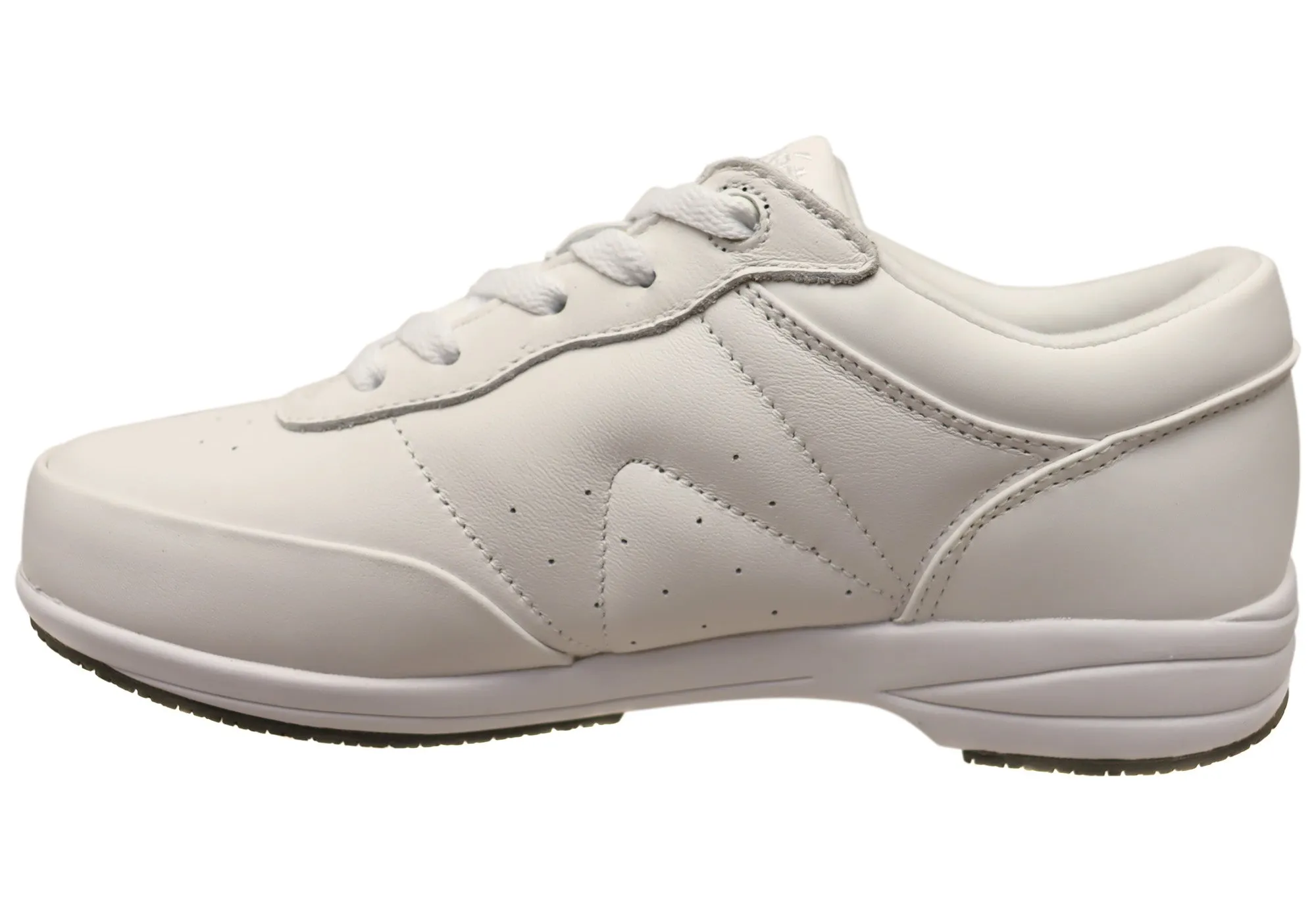 Propet Womens Washable Walker Leather Comfortable Wide Fit Shoes